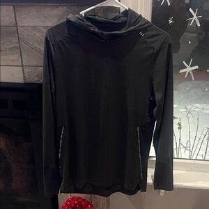 lululemon athletica Dark Gray And Black Hoodie